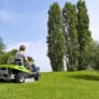 Grillo Climber 9.22 Ride-On Mower on grassy field