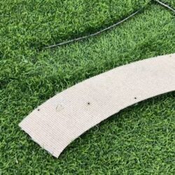 Cutting tool for circular cutting in artificial turf.