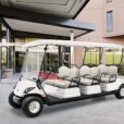 6 seater golf cart in resort