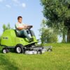 Grillo FD280 Grass-Collection Mower (280L) on grass bank