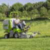 Hydrostatic Drive Commercial Grass Collection Mower on Grass