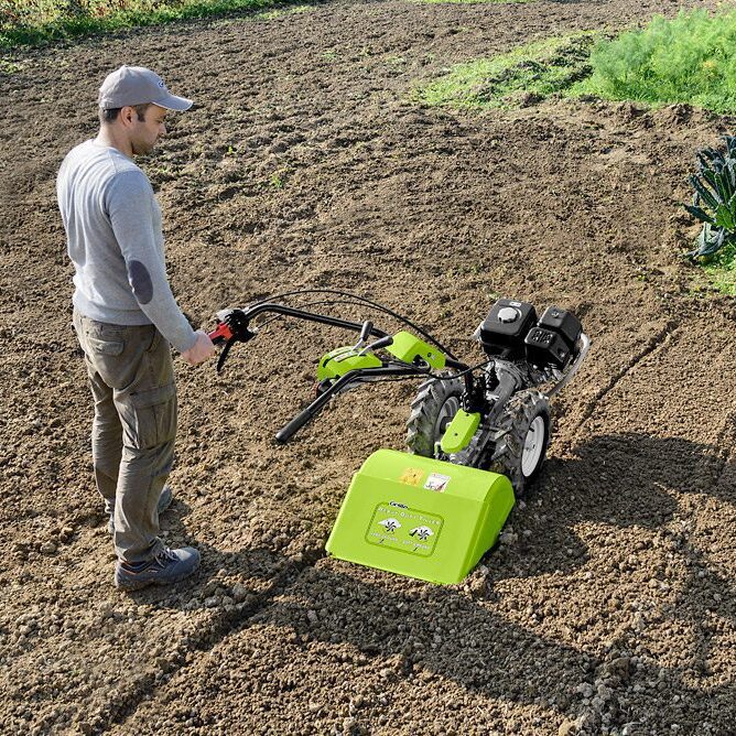 Grillo G46 2 Walking Tractor in Garden