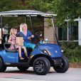 Yamaha Drive 2 Golf Car - lady driving with her child