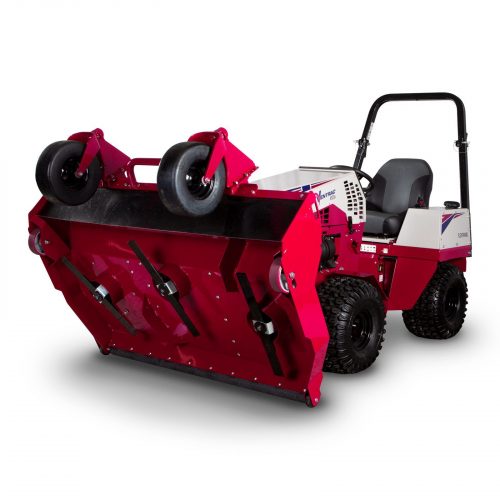 Ventrac Tough Cut Mower Attachment - studio photo with attachment elevated