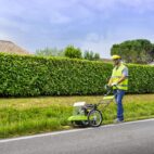 Grillo Trimmer Mower - HWT600 WD on road side
