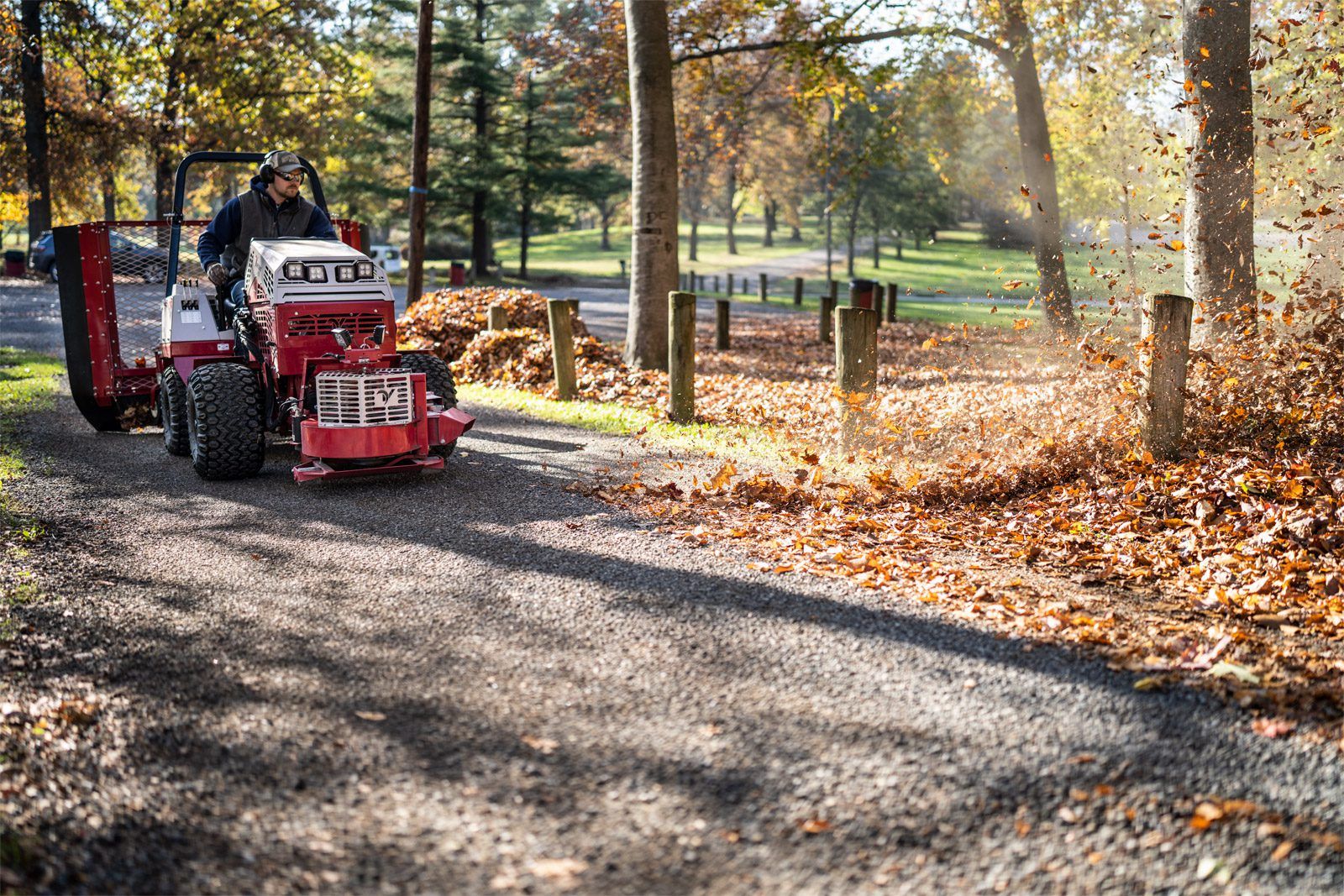 Ventrac Power Leaf Blower Tractor Attachment Ventrac Parkland