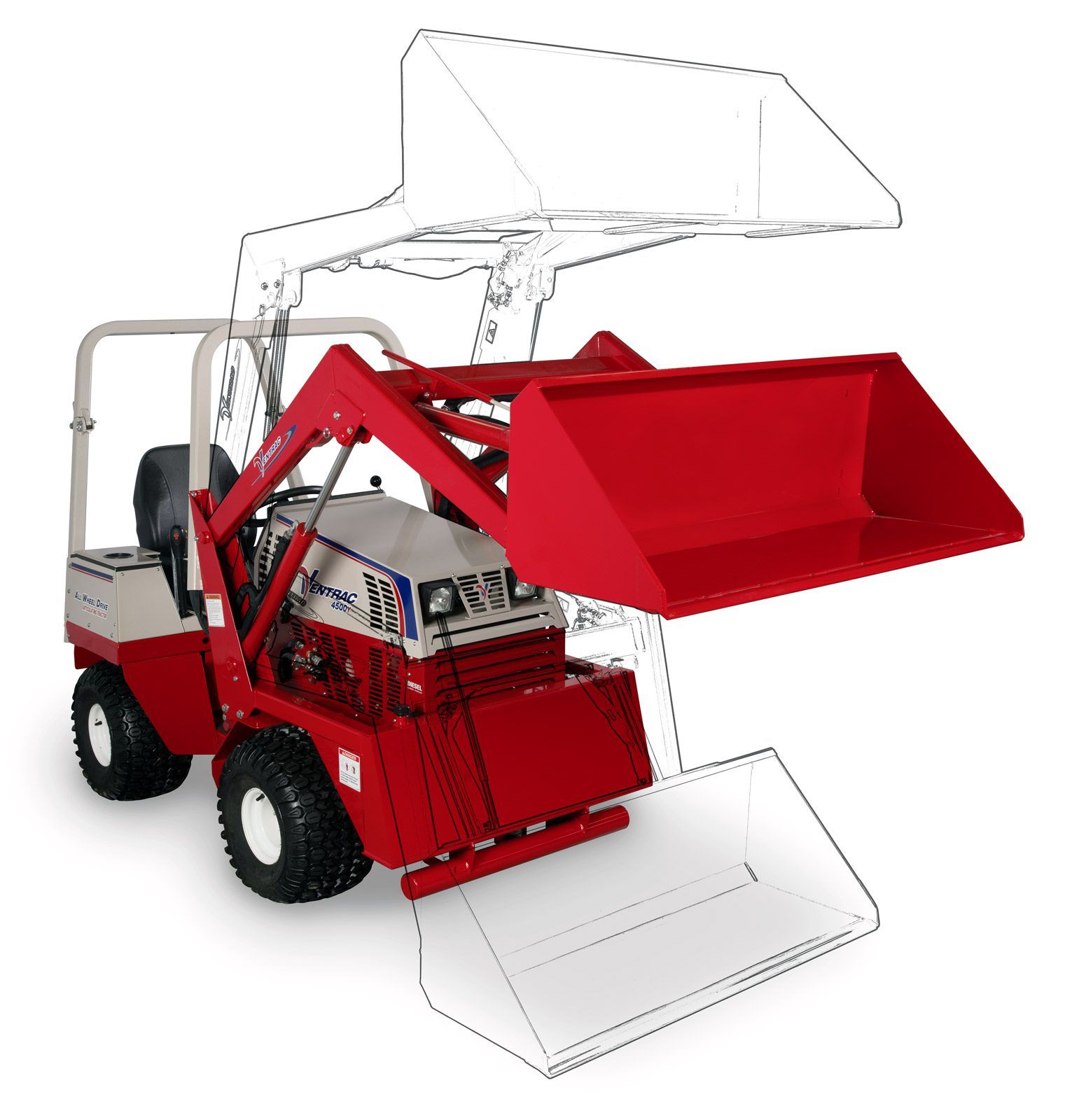 KH500 Ventrac Soil Preparation Attachment - Versa Loader Ventrac Soil Preparation Attachment - Versa Loader