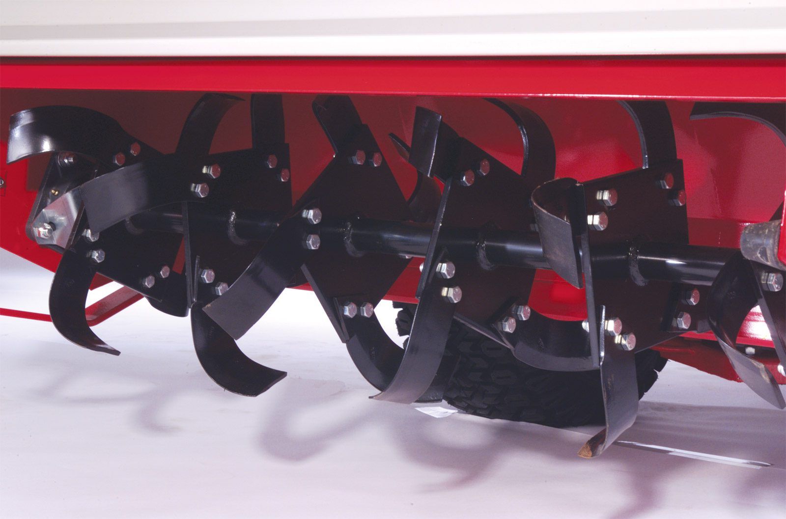 KL480 Ventrac Tiller Tractor Attachment Ventrac Tiller Tractor Attachment - close up of blades