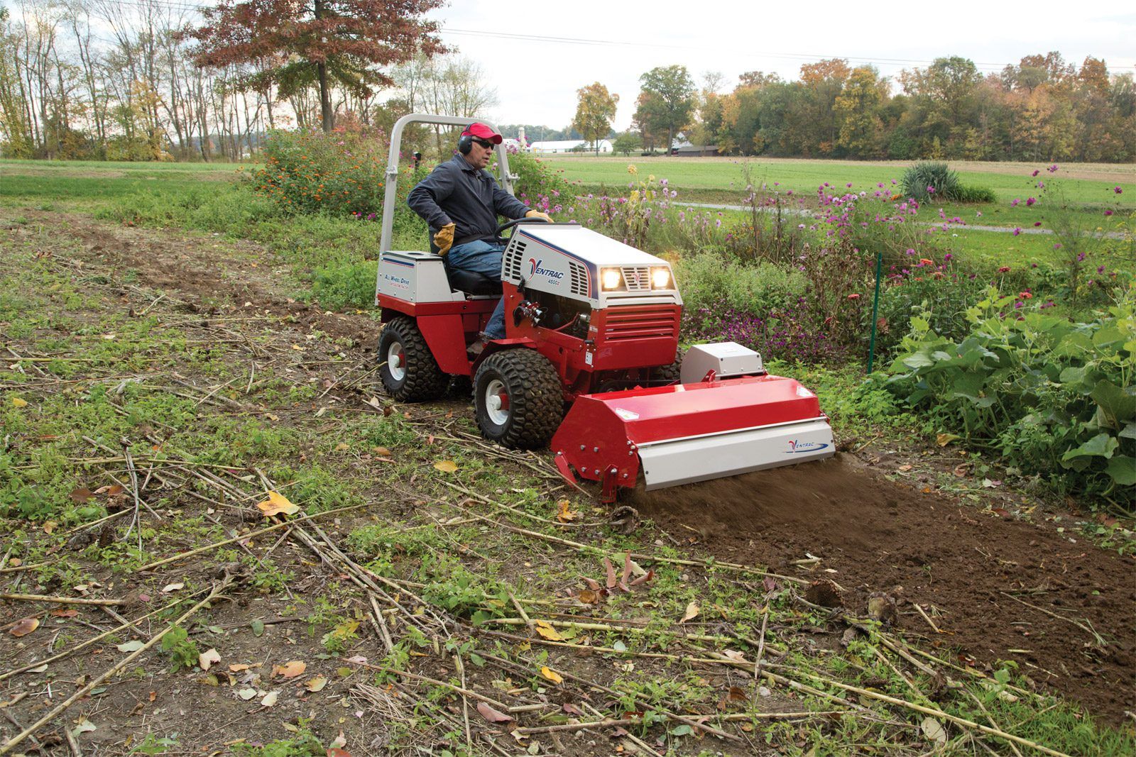 KL480 Ventrac Tiller Tractor Attachment Ventrac Tiller Tractor Attachment - by flower garden