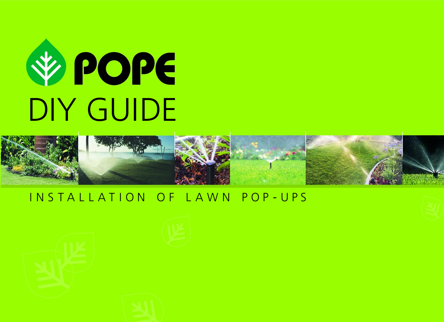 DIY Guide: Installation of Lawn Pop-Ups