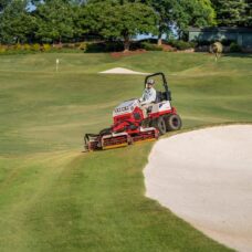 Ventrac Triplex Reel Mower Attachment - mowing golf grounds