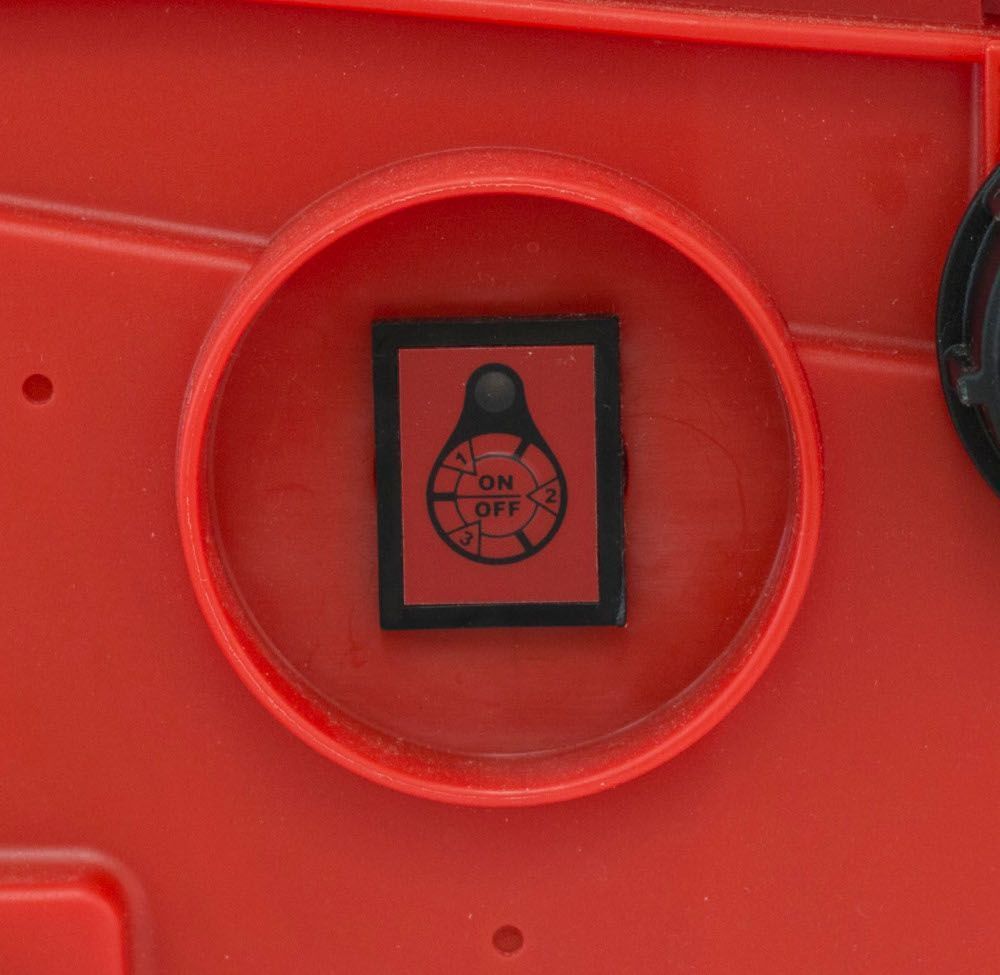 Pulmic Pegasus 15 Electric Li-ION Sprayer Pulmic Pegasus 15 Electric Li-ION Sprayer - close up of 3 speeds