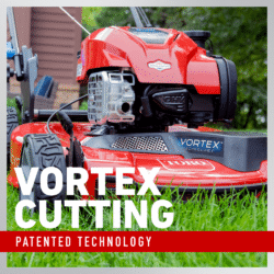 Toro Personal Pace Lawn Mower - Close Up Vortex Cutting