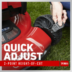 Quick Adjust Multiple Wheels Lawns Mower
