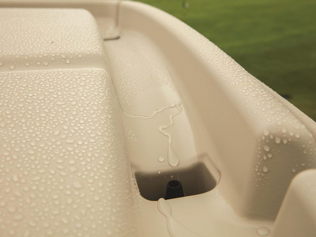 Waterproof golf cart roof guttering - CLIMAGUARD™ TOP Yamaha
