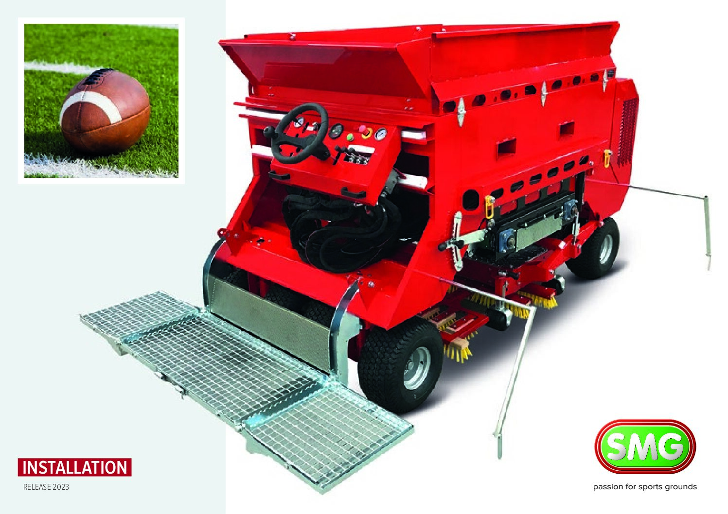  SMG Professional Equipment for Artificial Turf Installation & Maintenance