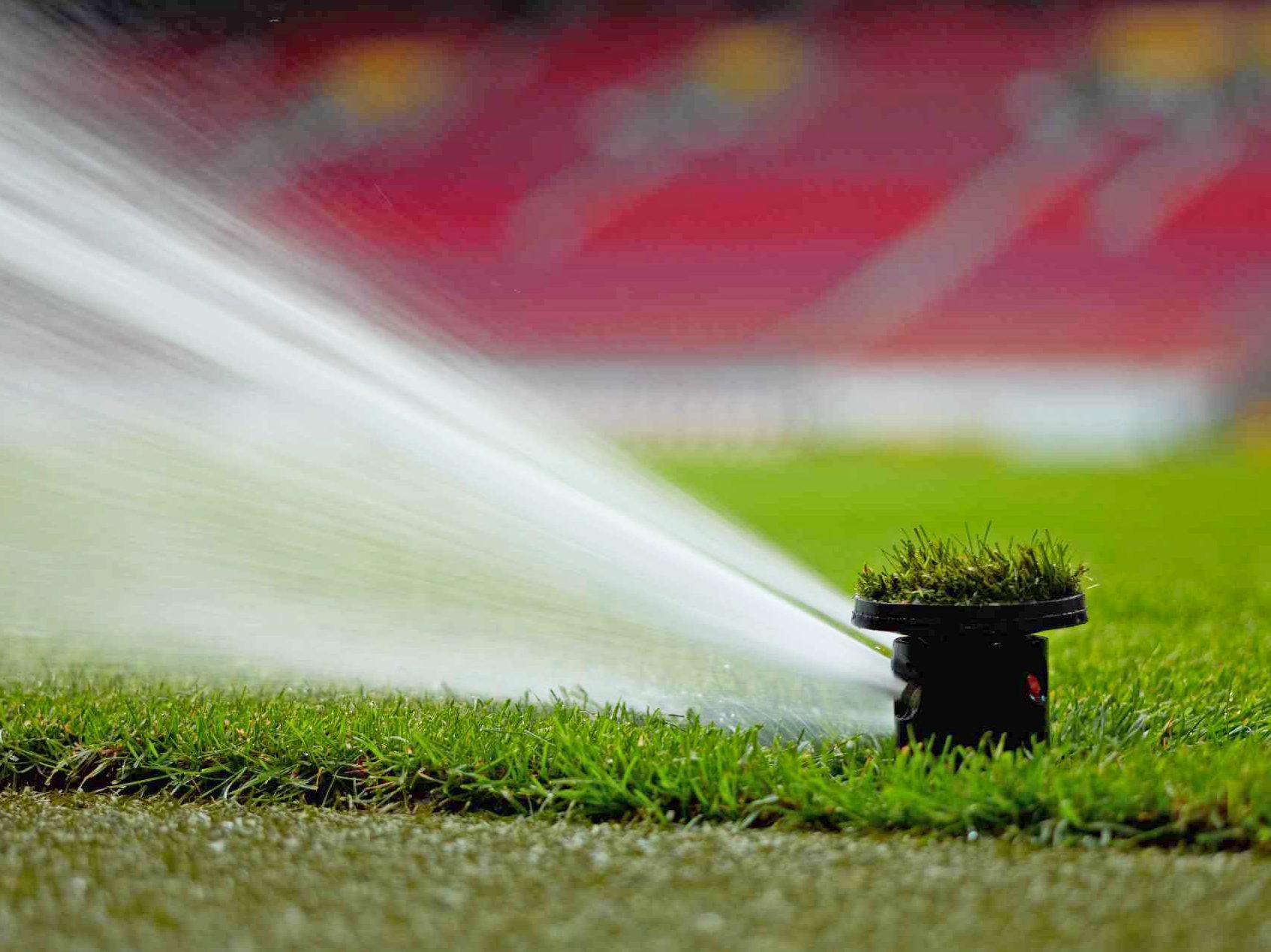 Irrigation in Football Stadium