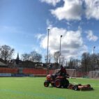 Cleaning of Artificial Soccer Pitch