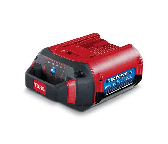 Toro flexforce 60v max 2 5ah lithium ion battery