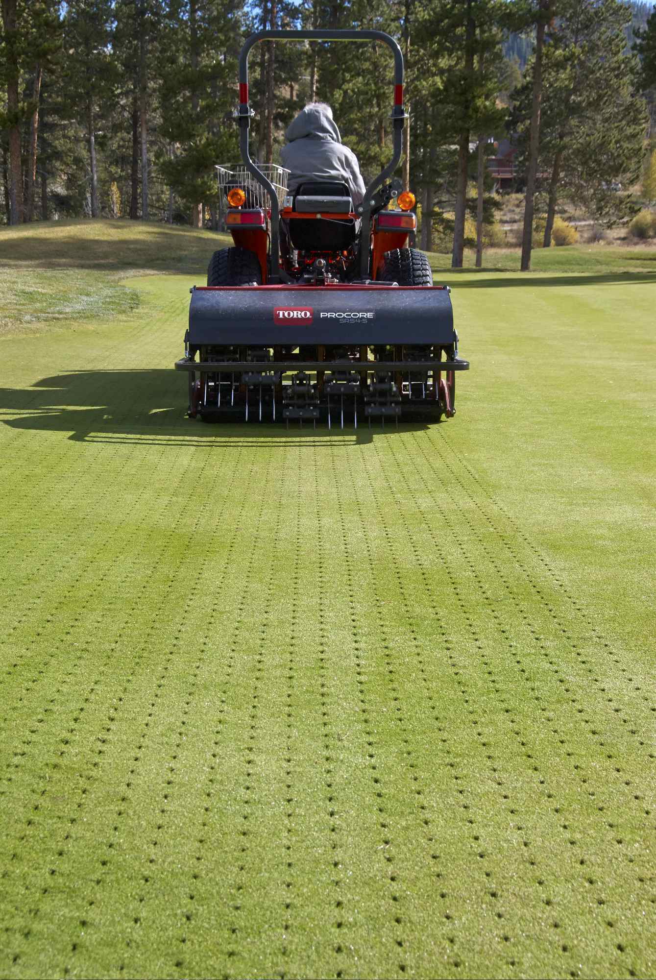 TORO_ProCore_procore_sr54-s_colorado Two Behind Corer on Turf