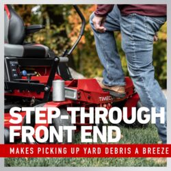 Ride on mower step