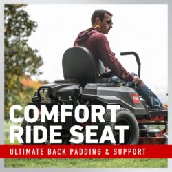 Ride on mower comfy seat
