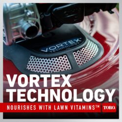 Vortex Technology Lawn Mower - Mulching Grass