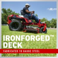 Zero-turn-mower-titan iron forged