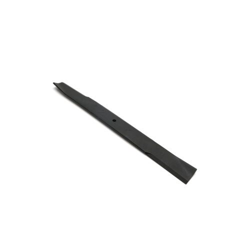 Black angle sail blade with a central hole, designed for Toro lawn mowers, 68.6 cm long