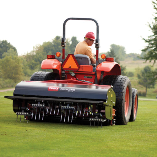73" ProCore® SR70 Turf Aerator - Depth Control from the Operator's Seat