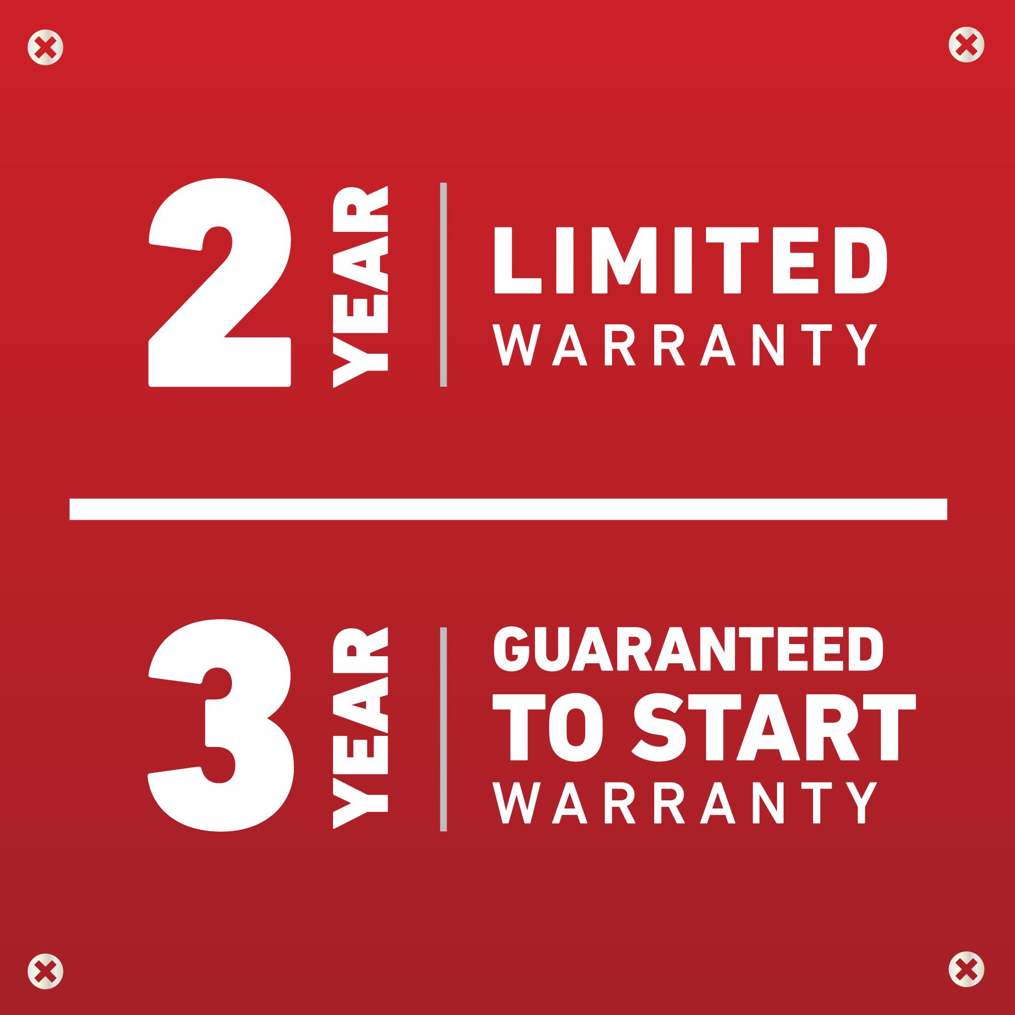 2 Year Limited Warranty