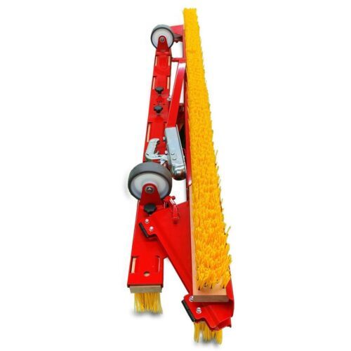 SMG Triangle Brush DB1600F foldable attachment for artificial turf, designed for space-saving storage