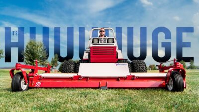 The Fastest Ventrac Mower Ever – NEW Wide Area Mower