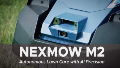 Introducing the NEXMOW M2: AI-Powered Robotic Lawn Mower