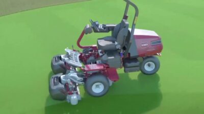 Greensmaster® eTriFlex 3360 – Electric-Drive Riding Greensmower