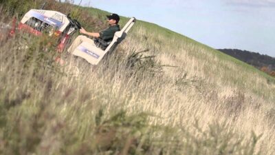Ventrac on the Pete Dye Golf Course at French Lick