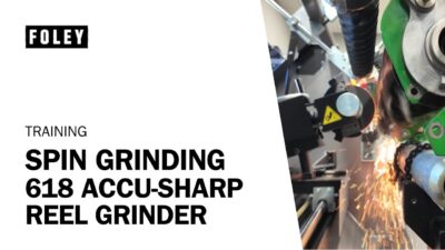 Spin Grinding Foley 618 Accu-Sharp Reel Grinder