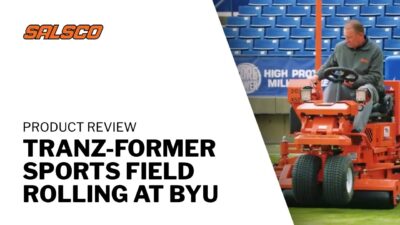 Keeping Sports Fields in Top Condition | Salsco Tranz-Former Roller at BYU