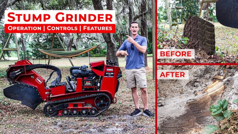How to use a Stump Grinder – TORO STX 38 Stump Grinder