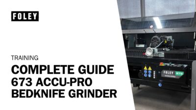 Complete Guide Foley 673 Accu-Pro Bedknife Grinder | Training