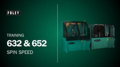 Spin Speed Guide 632 & 652 Reel Grinders | Legacy Foley Training Video