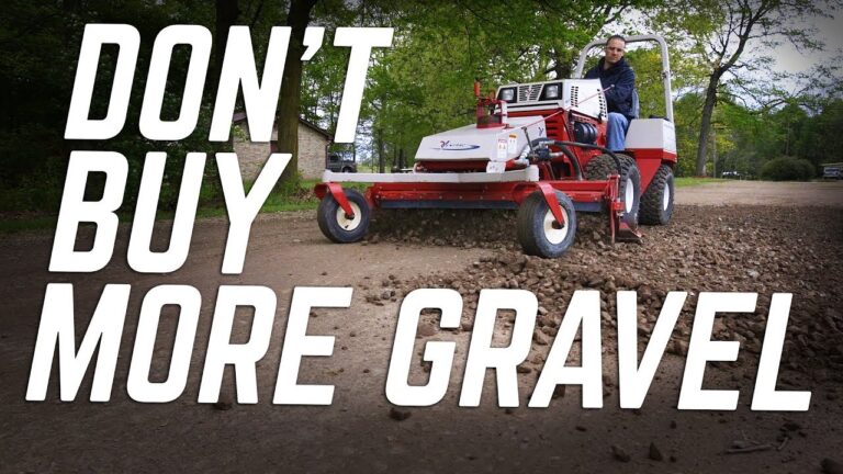 Ventrac | Repairing a Gravel Driveway with the Ventrac Power Rake