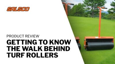Salsco Walk Behind Roller | Compact Turf Rolling for Precision Touch-Ups